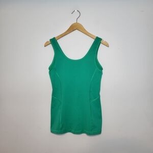 lululemon athletica Green Scoop Neck Tank Top